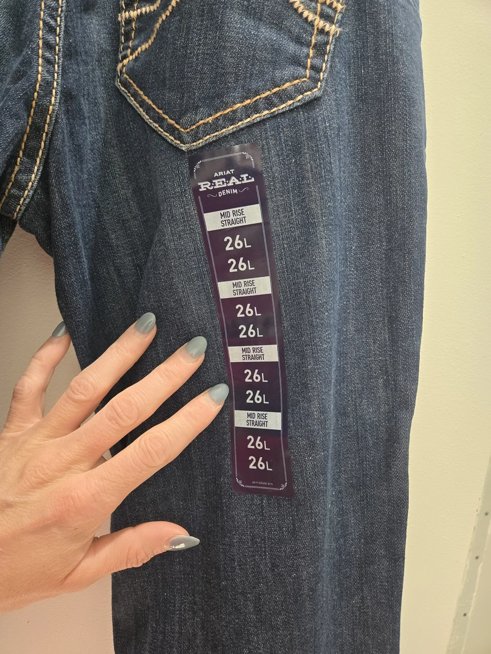 R.e.a.l. Mid Rise Octavia Straight Jean - Picture 5 of 7